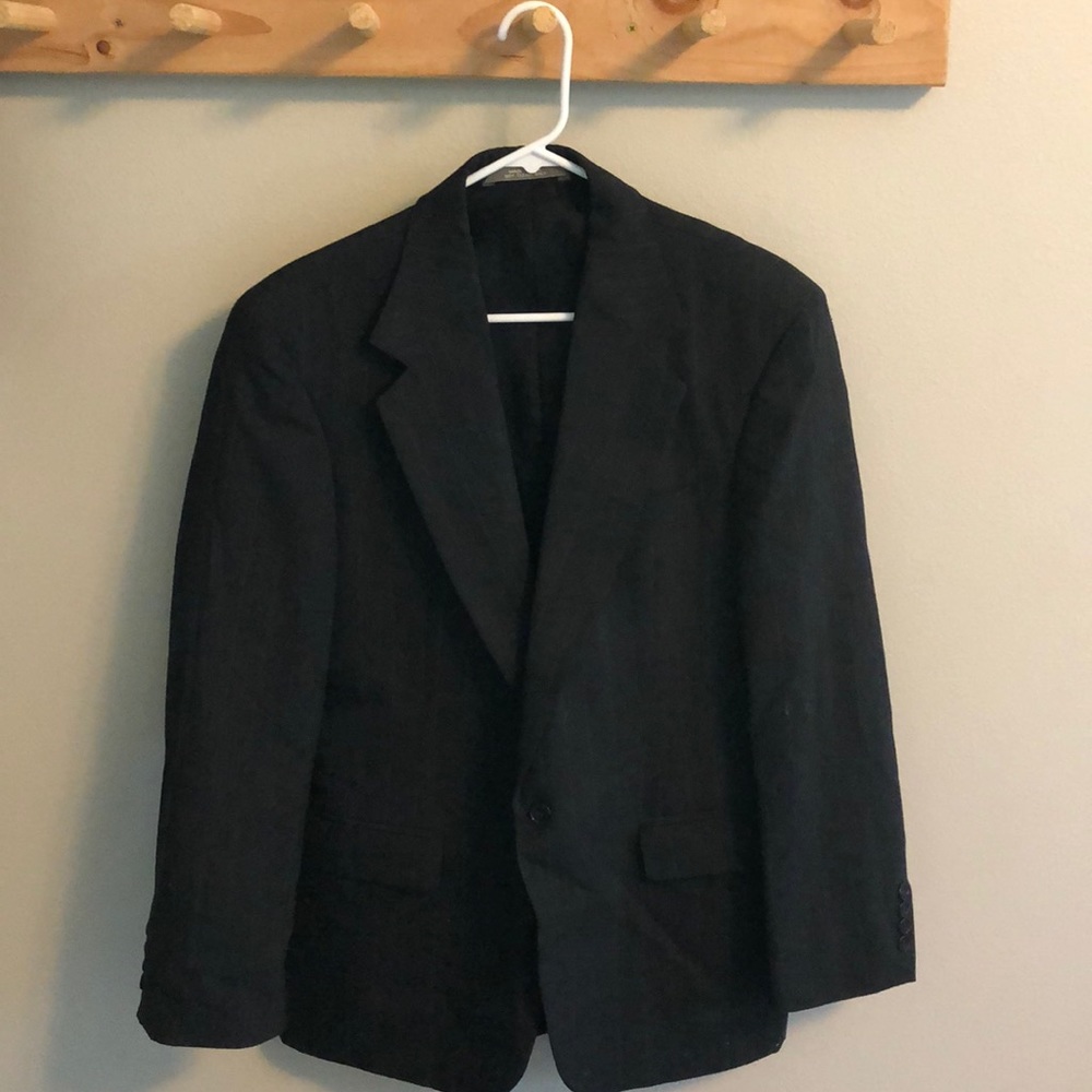 Haggar Black Suit Coat